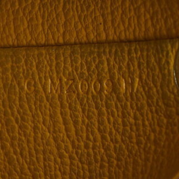 Hermes Bastia Wallet Jaune Ambre Yellow Chevre s - Picture 8 of 9